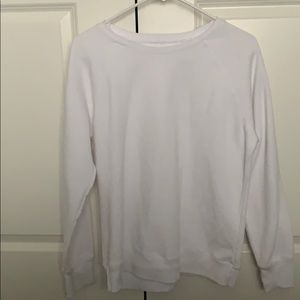 Simple White Crewneck